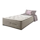 Ver imagem 1 de Colchão Solteiro CAMA INBOX Molas Ensacadas Euro 88x188x32 Cama inBox Ocean Bege