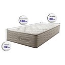 Ver imagem 2 de Colchão Solteiro CAMA INBOX Molas Ensacadas Euro 88x188x32 Cama inBox Ocean Bege