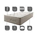 Ver imagem 3 de Colchão Solteiro CAMA INBOX Molas Ensacadas Euro 88x188x32 Cama inBox Ocean Bege