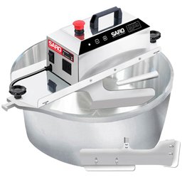 Panela Brigadeiro Misturela Cozedeira para Fogão Inox 21l para Doces e Salgados Bivolt Saro - 1