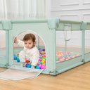 Ver imagem 5 de Cercado Portátil Infantil Mastela Playpen 1.50x1.80M Azul