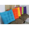 Almofada Futon Decoração 45x45 Cm Azul Marinho Novita - 3