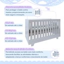 Ver imagem 6 de Quarto de Bebê Guarda Roupa 3 Portas e Berço Mini Cama 100% MDF Nina