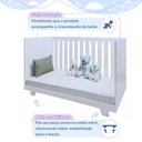 Ver mais imagens de Quarto de Bebê Berço Mini Cama e Cômoda com Colchão Nina