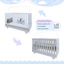 Ver imagem 5 de Quarto de Bebê Berço Mini Cama e Cômoda com Colchão Nina