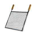 Ver imagem 1 de Grelha Quadrada Inox Tela Moeda para Churrasqueira 50x50cm