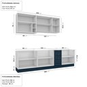 Ver imagem 4 de Cozinha Modulada 6 Peças Sem Tampo 3 Aéreos 3 Balcões CabeCasa MadeiraOriginals
