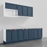 Cozinha Modulada 6 Peças Sem Tampo 3 Aéreos 3 Balcões CabeCasa MadeiraMadeira - 3