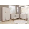 Conjunto Quarto Bebê Infantil Elegante Completo Íris 100%mdf - 1