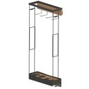 Ver imagem 1 de Porta Espetos para Churrasco Steel em Chapa de Aço e Madeira com Porta Condimentos