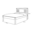 Ver imagem 5 de Cama de Casal Modelo Sophia Resistente C/ Design Minimalista:malbec