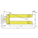 Ver imagem 3 de Transpallet Mtp 2.0 Ton X 685 Tandem Prime Roda Nylon Menegotti