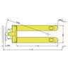 Transpallet Mtp 2.0 Ton X 685 Tandem Prime Roda Nylon Menegotti - 3