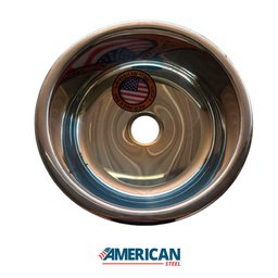 Cuba Redonda Cozinha 40 Cm Aço Inox 304 com Válvula e Sifão - 3