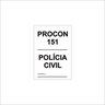 Placa - Procon - 20cm X 15cm - 1