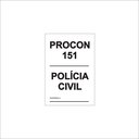 Ver imagem 1 de Placa - Procon - 20cm X 15cm