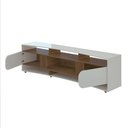 Ver imagem 3 de Rack para Tv até 86" Elegance Off White/pinho Artely