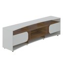 Ver imagem 4 de Rack para Tv até 86" Elegance Off White/pinho Artely