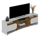 Ver imagem 1 de Rack para Tv até 86" Elegance Off White/pinho Artely