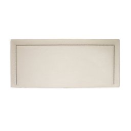 Cabeceira Casal Estofada para Cama Box Reta Luxo com Tachas 140x60cm Branco - 2 Cabeceira Casal Estofada para Cama Box Reta Luxo com Tachas 140x60cm Branco - 2