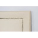 Ver imagem 4 de Cabeceira Casal Estofada para Cama Box Reta Luxo com Tachas 140x60cm Branco