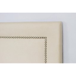Cabeceira Casal Estofada para Cama Box Reta Luxo com Tachas 140x60cm Branco - 4 Cabeceira Casal Estofada para Cama Box Reta Luxo com Tachas 140x60cm Branco - 4