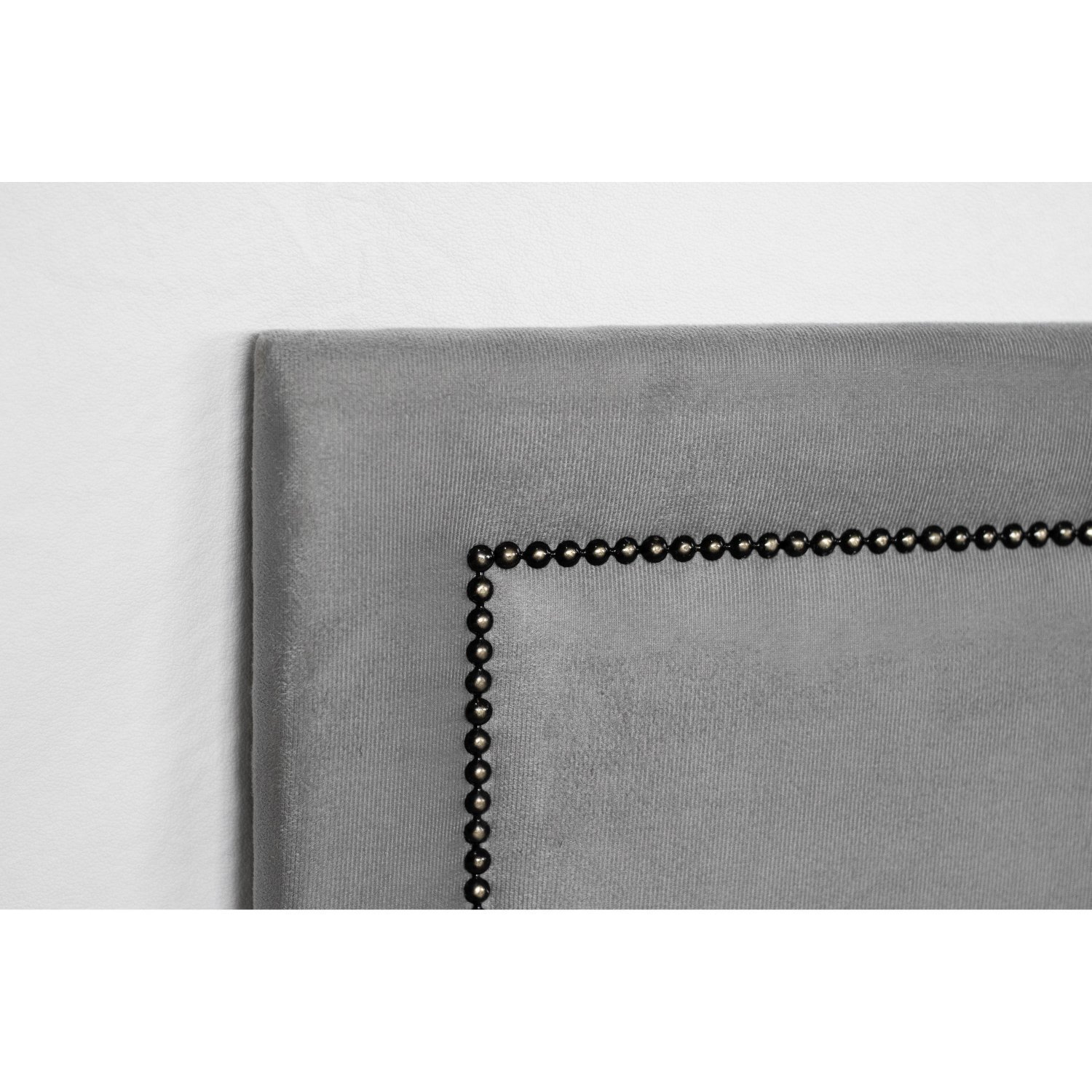 Cabeceira Casal Estofada para Cama Box Reta Luxo com Tachas 140x60cm - 4