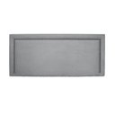 Ver imagem 2 de Cabeceira Casal Estofada para Cama Box Reta Luxo com Tachas 140x60cm Cinza