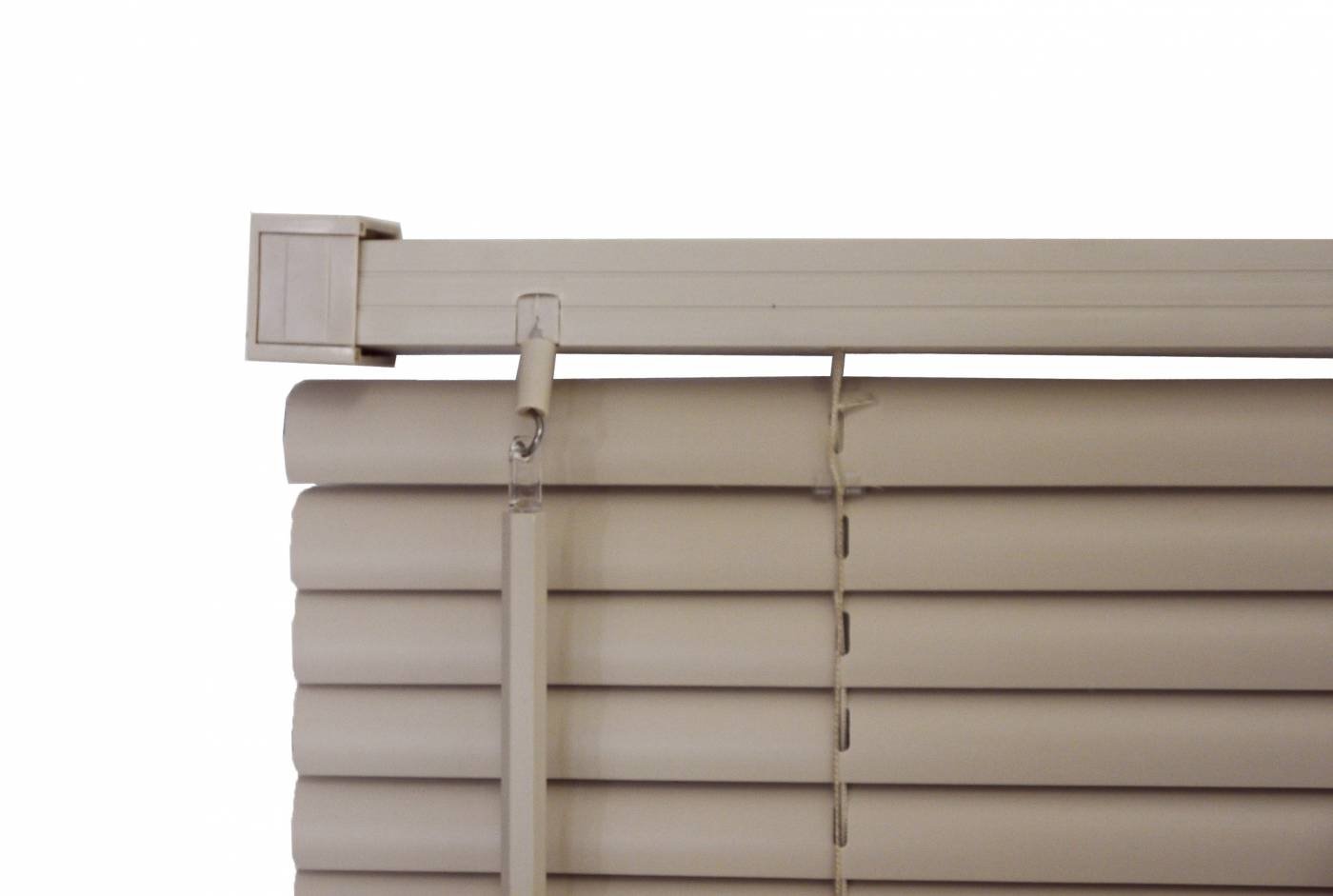 Persiana Horizontal PVC Bege 80 (L) x 160 (A) Cortina Completa C/ Kit de instalação 0,80 x 1,60 - 2