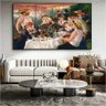 Quadro O Almoço Dos Velejadores Pierre Auguste Renoir:120x80 cm/BRANCA - 4