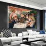 Quadro O Almoço Dos Velejadores Pierre Auguste Renoir:120x80 cm/BRANCA - 8
