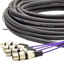 Ver imagem 2 de Multicabos com Conectores Xlr 4 Vias Cirilo Cabos 17 Metros