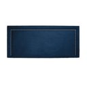 Ver imagem 2 de Cabeceira Casal Estofada para Cama Box Reta Luxo com Tachas 140x60cm Azul