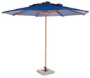 Ver imagem 1 de Ombrelone Leblon Azul Marinho em Madeira 2,90 Mt (larg) Base 49x49 Cm Central com Tecido Bagun -