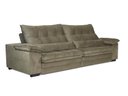 Ver imagem 1 de Sofá Retrátil Reclinável 2,90m com Molas e Espuma D33 Biondi Veludocristal - Netsofas - Castor