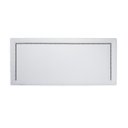Ver imagem 2 de Cabeceira Casal Estofada para Cama Box Reta Luxo com Tachas 140x60cm Branco/Fumê