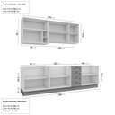 Ver imagem 4 de Cozinha Modulada 6 Peças Sem Tampo 3 Aéreos 3 Balcões CabeCasa MadeiraOriginals