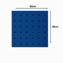 Ver imagem 2 de Kit Chapa Perfurada com Sarrafo - 60 X 60 - Cores - Azul