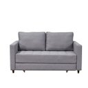 Ver imagem 1 de Sofá Cama Belize - Linho Suave Cinza