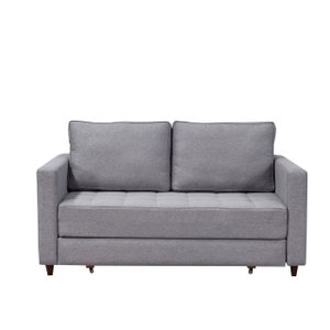 Sofá Cama Belize - Linho Suave Cinza