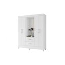 Ver imagem 3 de Guarda Roupas 4 Portas 2 Gavetas Mobi Capelinha