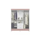 Ver imagem 6 de Guarda Roupas 4 Portas 2 Gavetas Mobi Capelinha