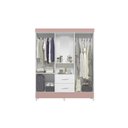 Ver imagem 6 de Guarda Roupas 4 Portas 2 Gavetas Mobi Capelinha Branco/Fosco