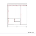 Ver mais imagens de Guarda Roupas 4 Portas 2 Gavetas Mobi Capelinha