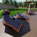 Ver imagem 3 de Espreguiçadeira Desmontável Confort Estofado