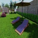 Ver imagem 4 de Espreguiçadeira Desmontável Confort Estofado