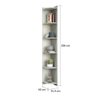 Cantoneira Alta Closet Prime Plus 31.4cm Legno Crema - 2
