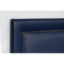 Ver imagem 4 de Cabeceira Queen Estofada para Cama Box Reta Luxo com Tachas 160x60cm Azul