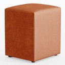 Ver imagem 1 de Puff Quadrado Decorativo L02 Sala de Estar Couríssimo Camel - Lyam Decor