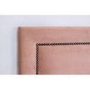 Ver imagem 5 de Cabeceira Queen Estofada para Cama Box Reta Luxo com Tachas 160x60cm Rosa